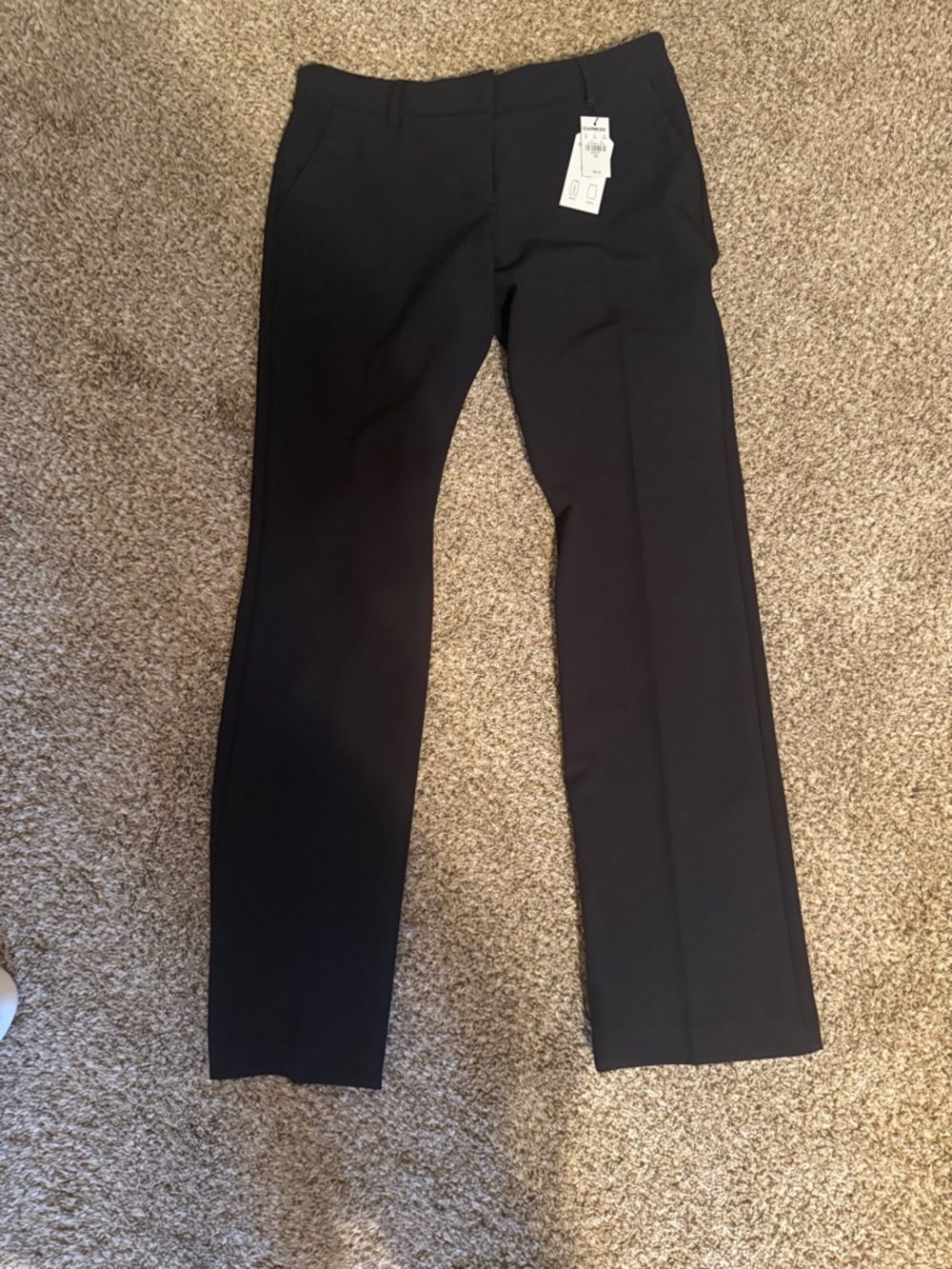 express women's boot low rise super soft twill pants size 8R